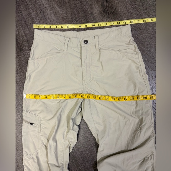 Patagonia Pants Men 32 x32 Beige Quandary Forge Stretch Lightweight Hiking Cargo - Picture 9 of 11